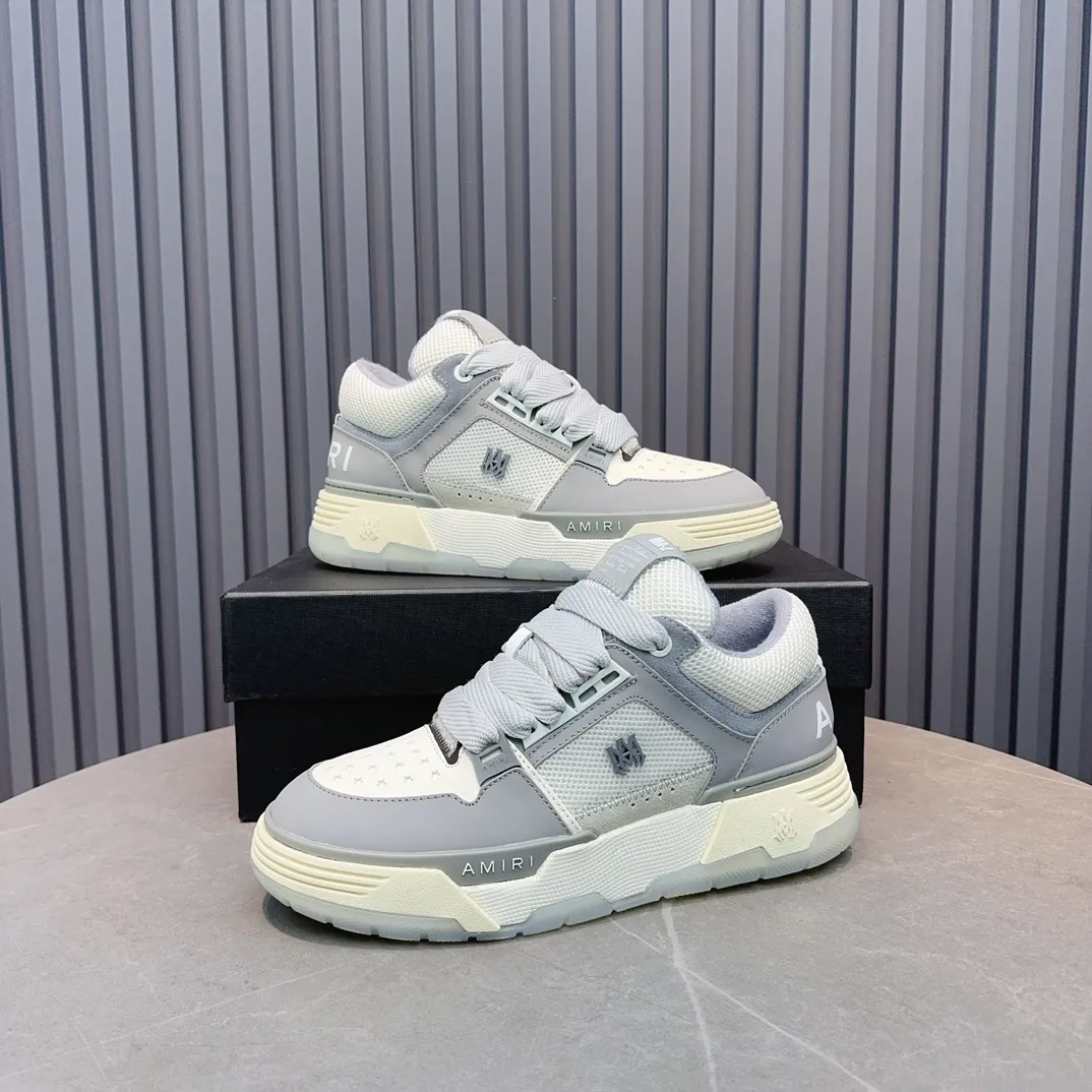 Men's shoes 💰660💰 AMIRI AMIRI trendy brand hot sale 🔥 Available all year round, couples 💑 Official website synchronization Imported fabrics 1⃣️ vs 1⃣️ replica, original factory special original sole, 35-45 (45. non-refundable)